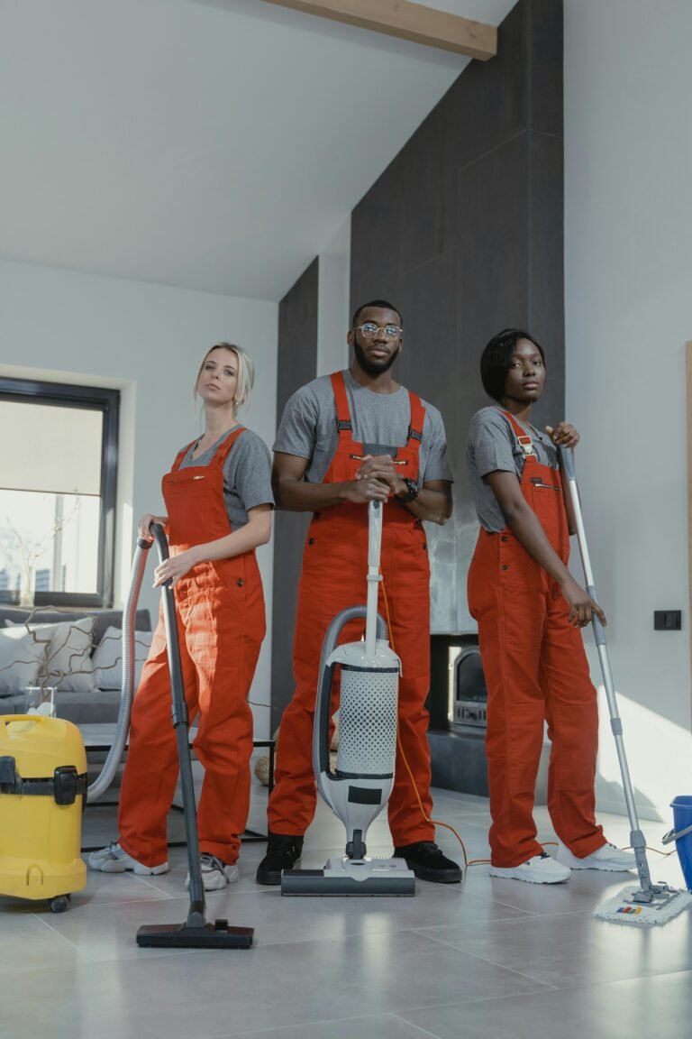 Photo of a Professional Cleaning team